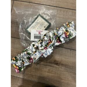 Longaberger Large Basket GARTER Liner Mothers Day rose floral Fabric NEW